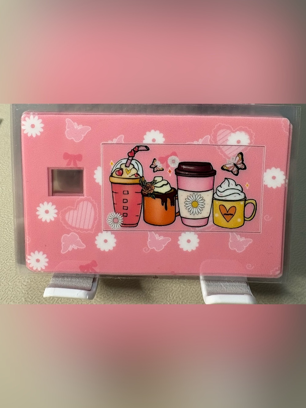 Pink Dessert & Coffee Graphic Card Skin